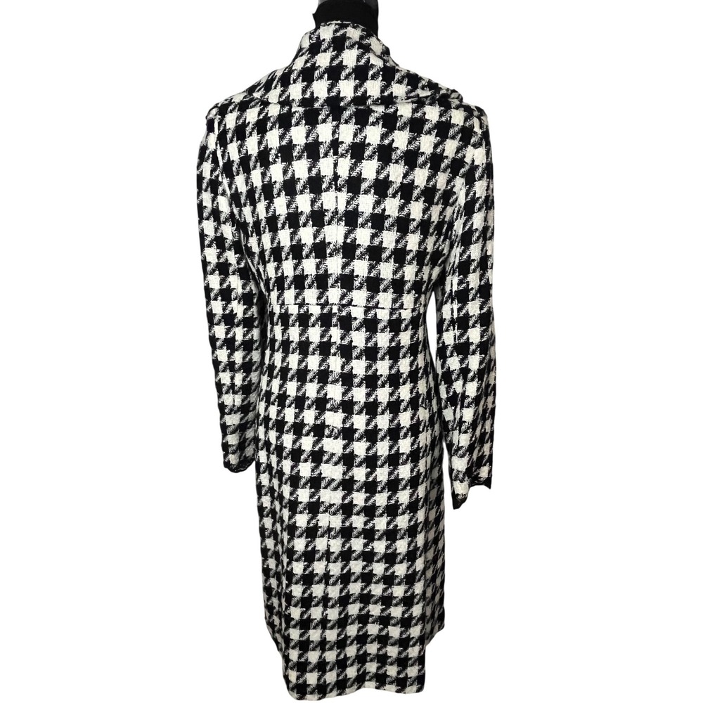 Victor Costa Houndstooth‎ Jacket /Coat Beautiful Buttons Lined Lace sz 6 - Picture 5 of 10